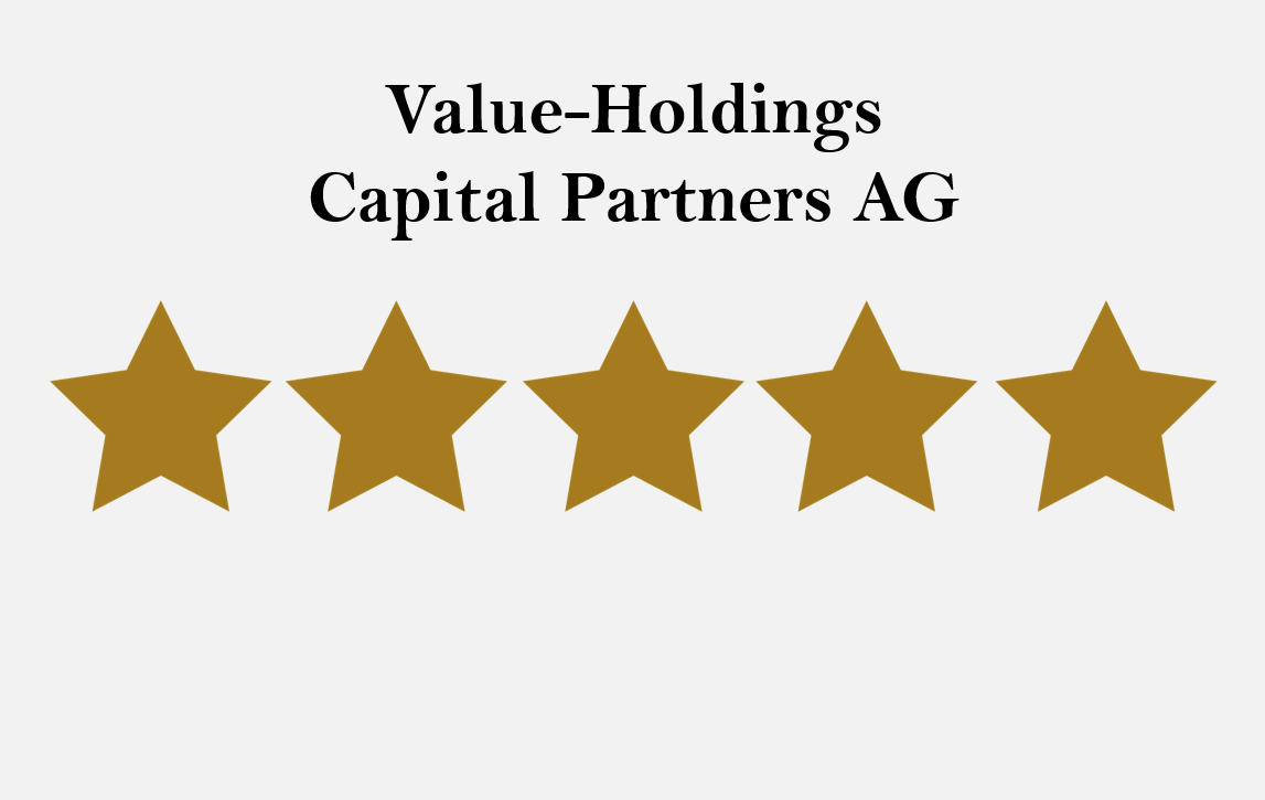 Auszeichnung Value-Holdings Capital Partners von Capital